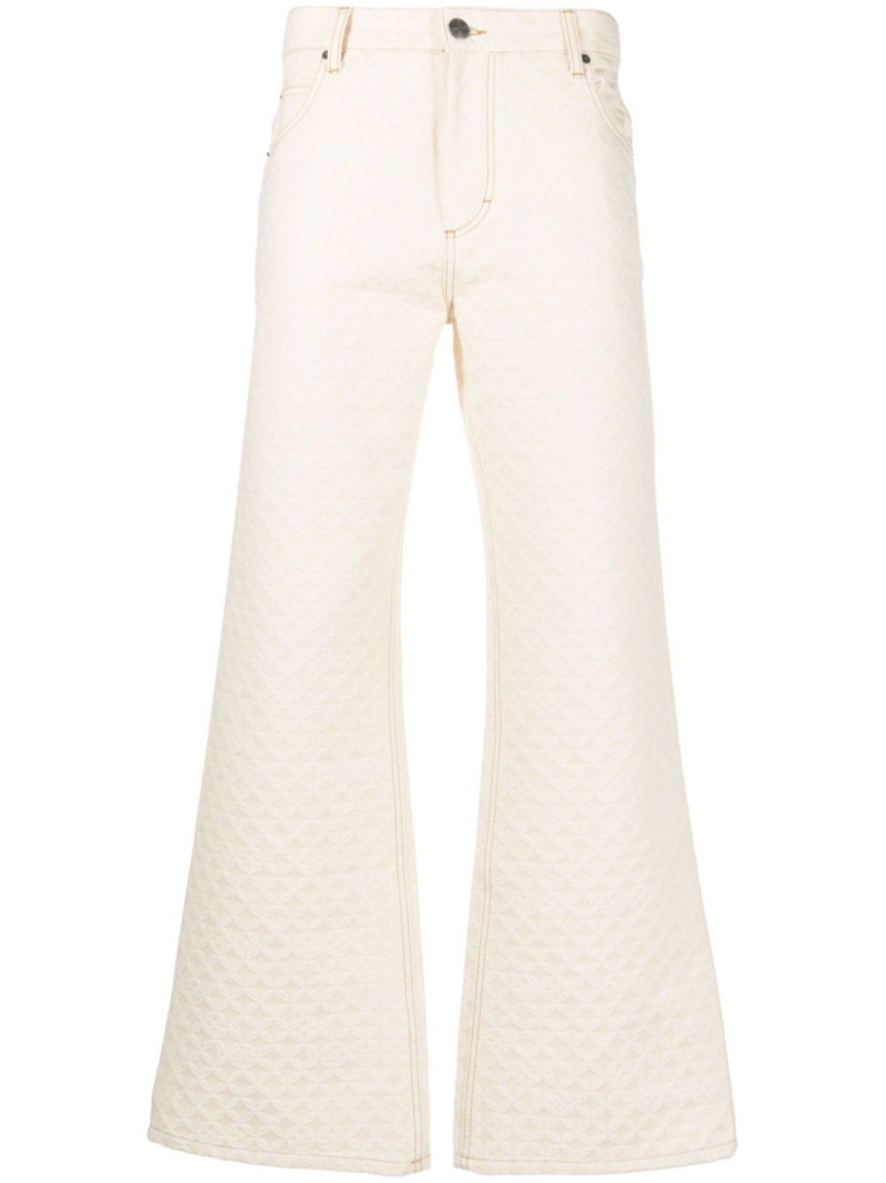 straight-leg cut jeans - 1