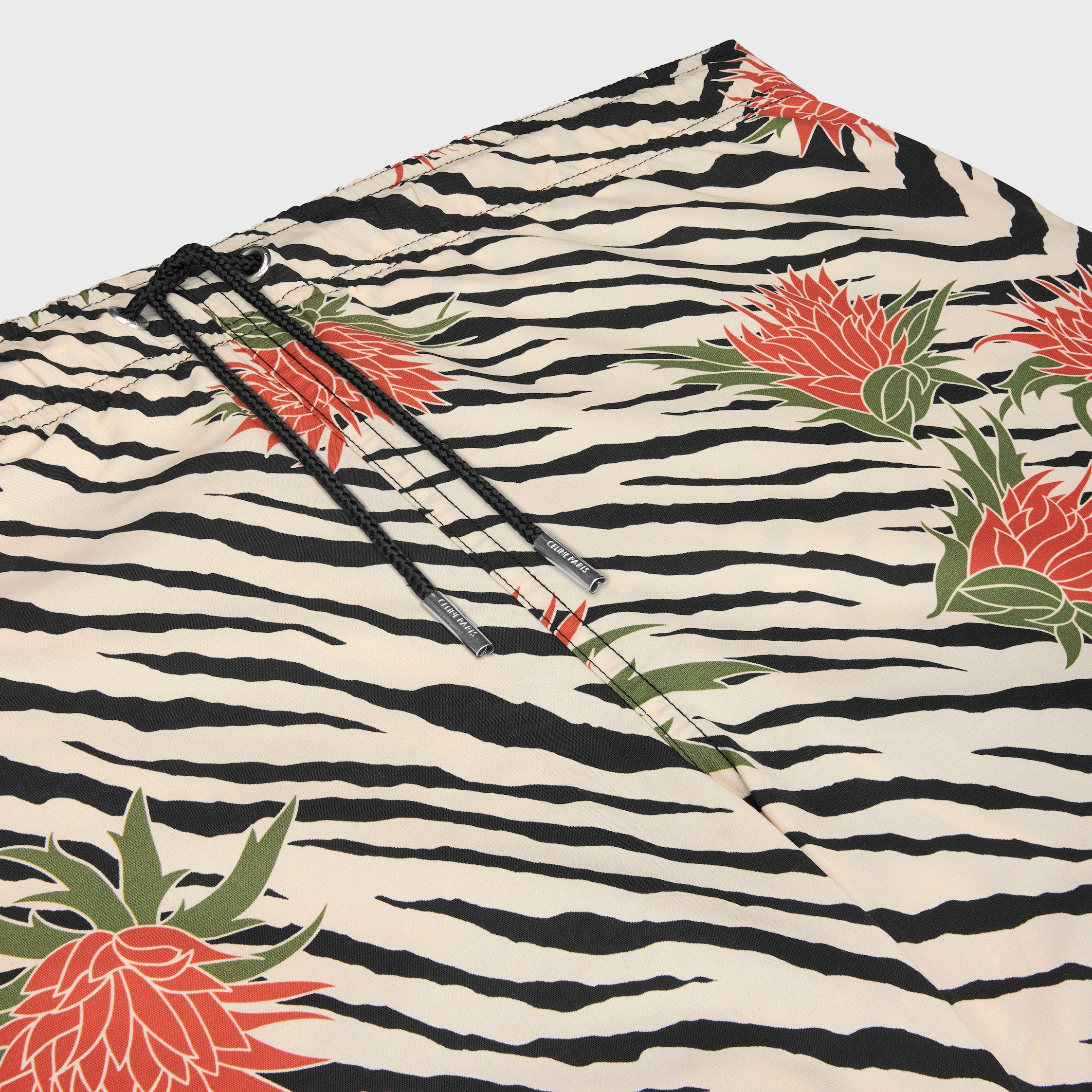 celine swim shorts in printed nylon - 3