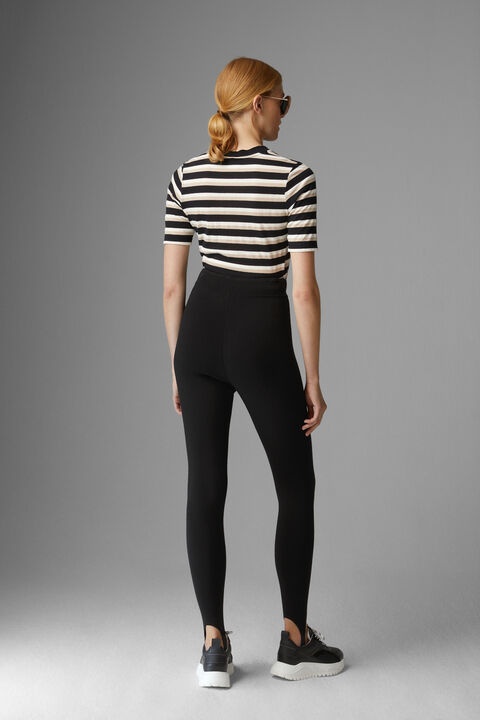 High-rise stirrup leggings in black - Bogner