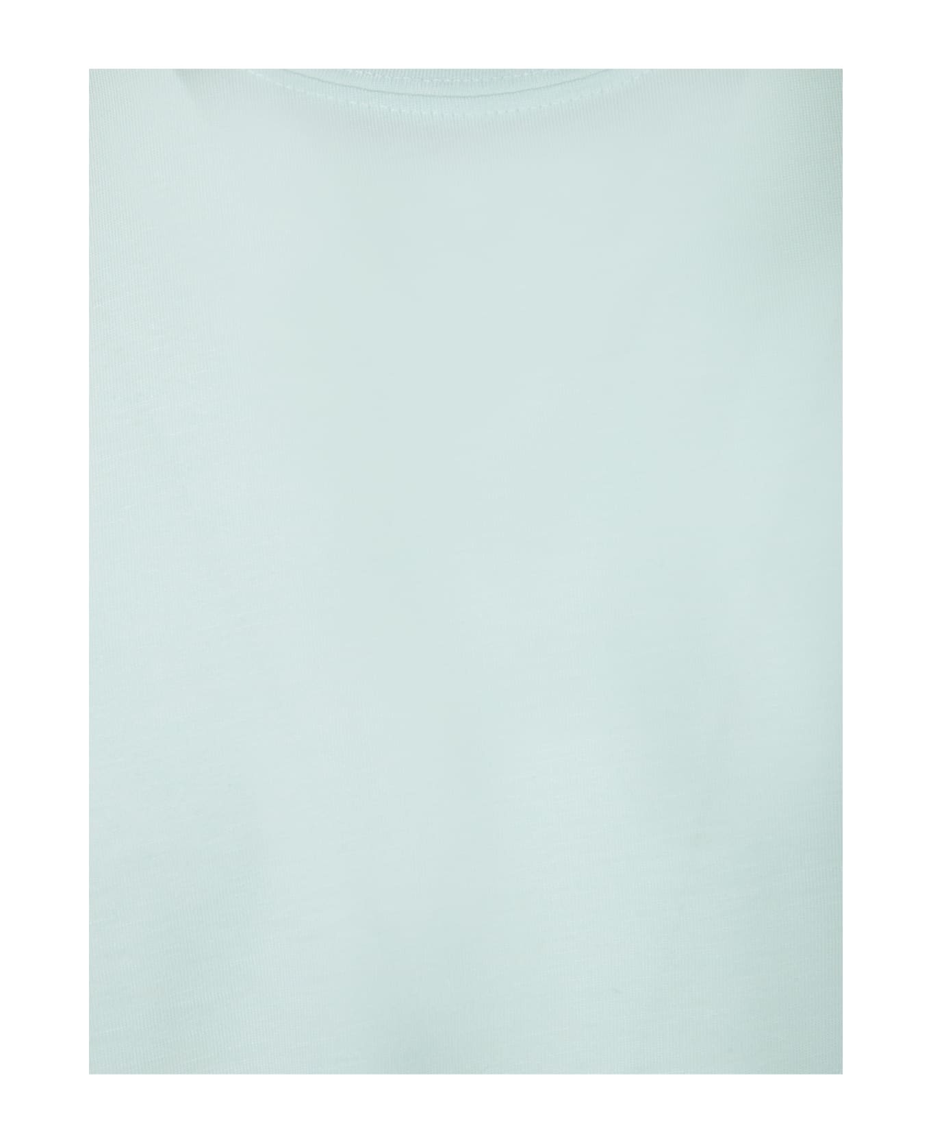 Sea Green Lyocell Blend T-shirt - 3