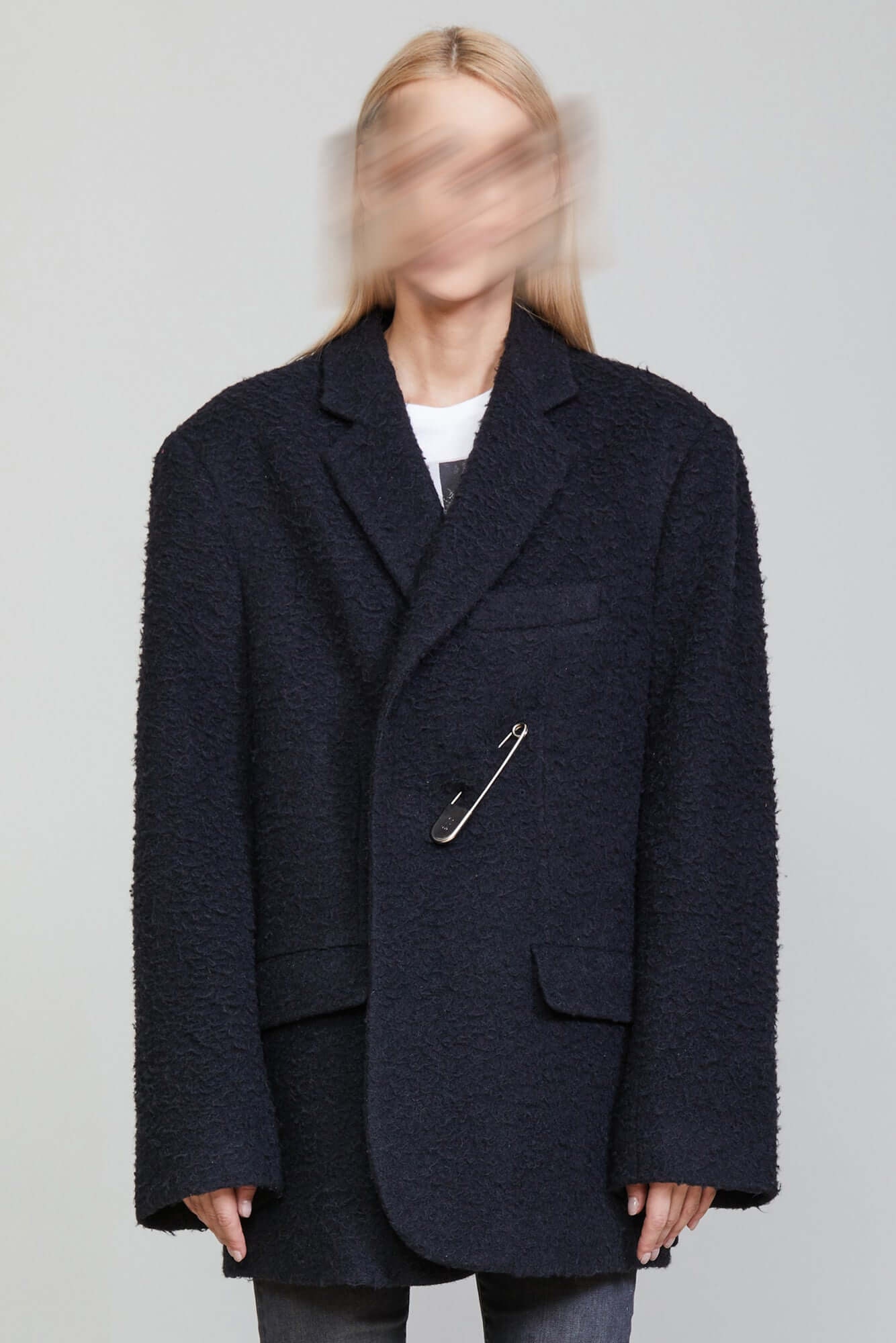OVERSIZED PIN BLAZER - 5