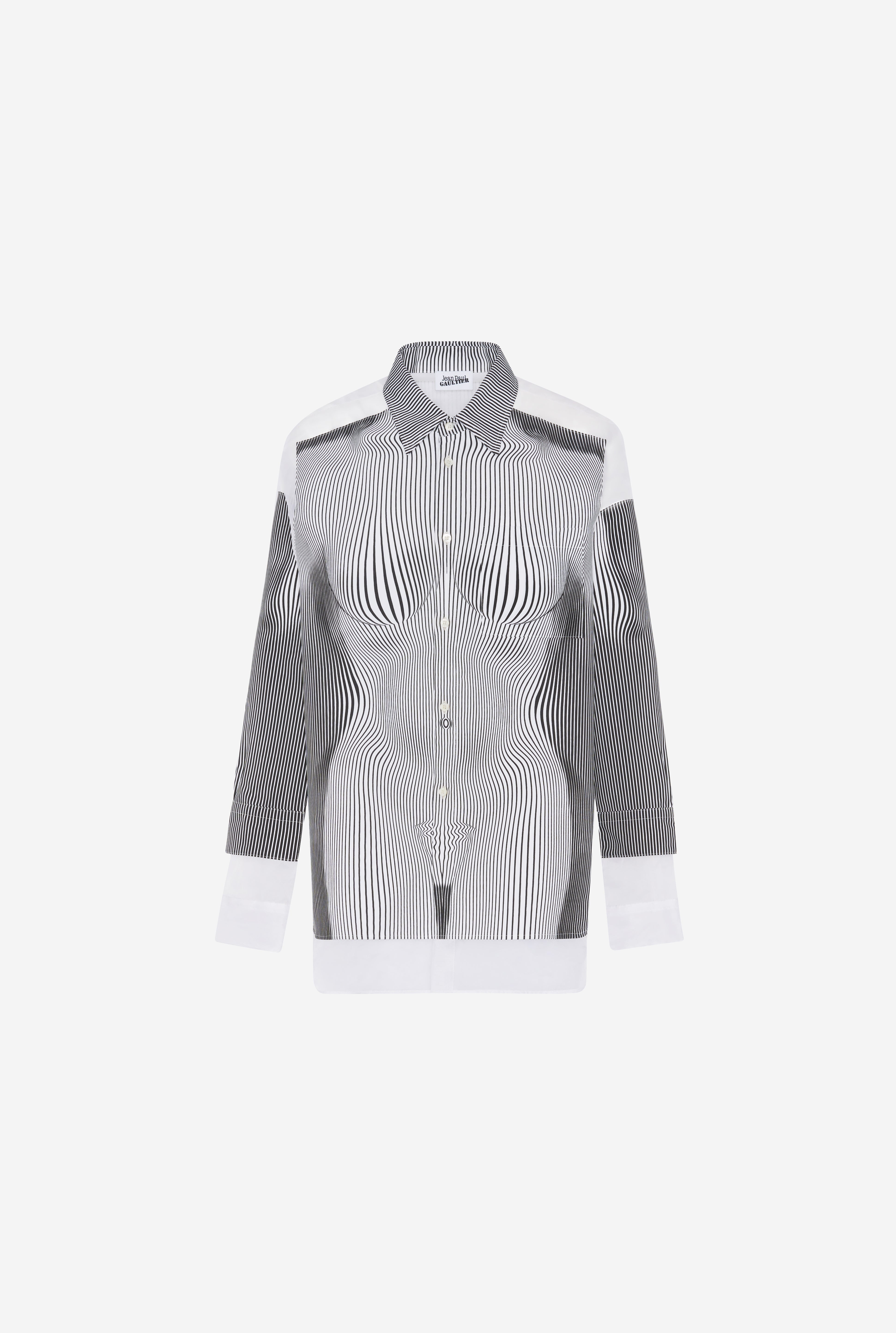 THE PETIT GRAND PINSTRIPE BODY MORPHING SHIRT - 6