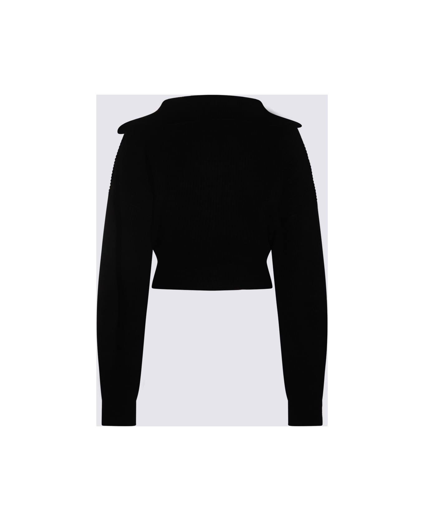 Black Wool Calipso Knitwear - 2