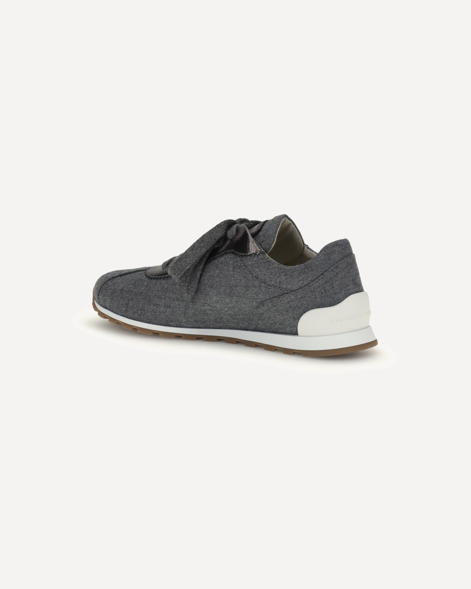 Virgin wool flannel Sneakers - 3