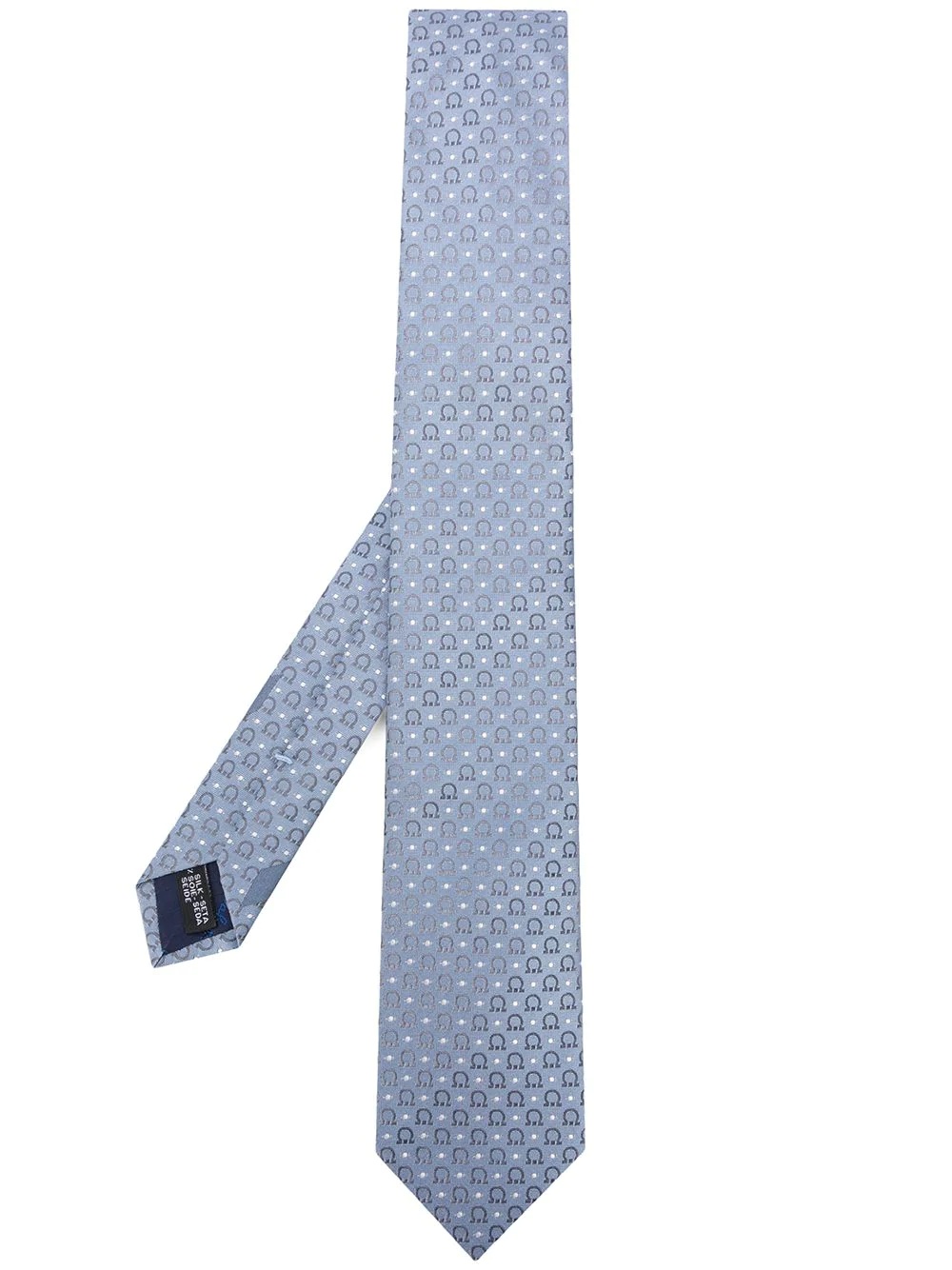 Gancini print tie - 1