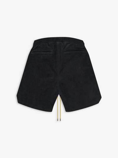 Rhude LEATHER SHORTS outlook