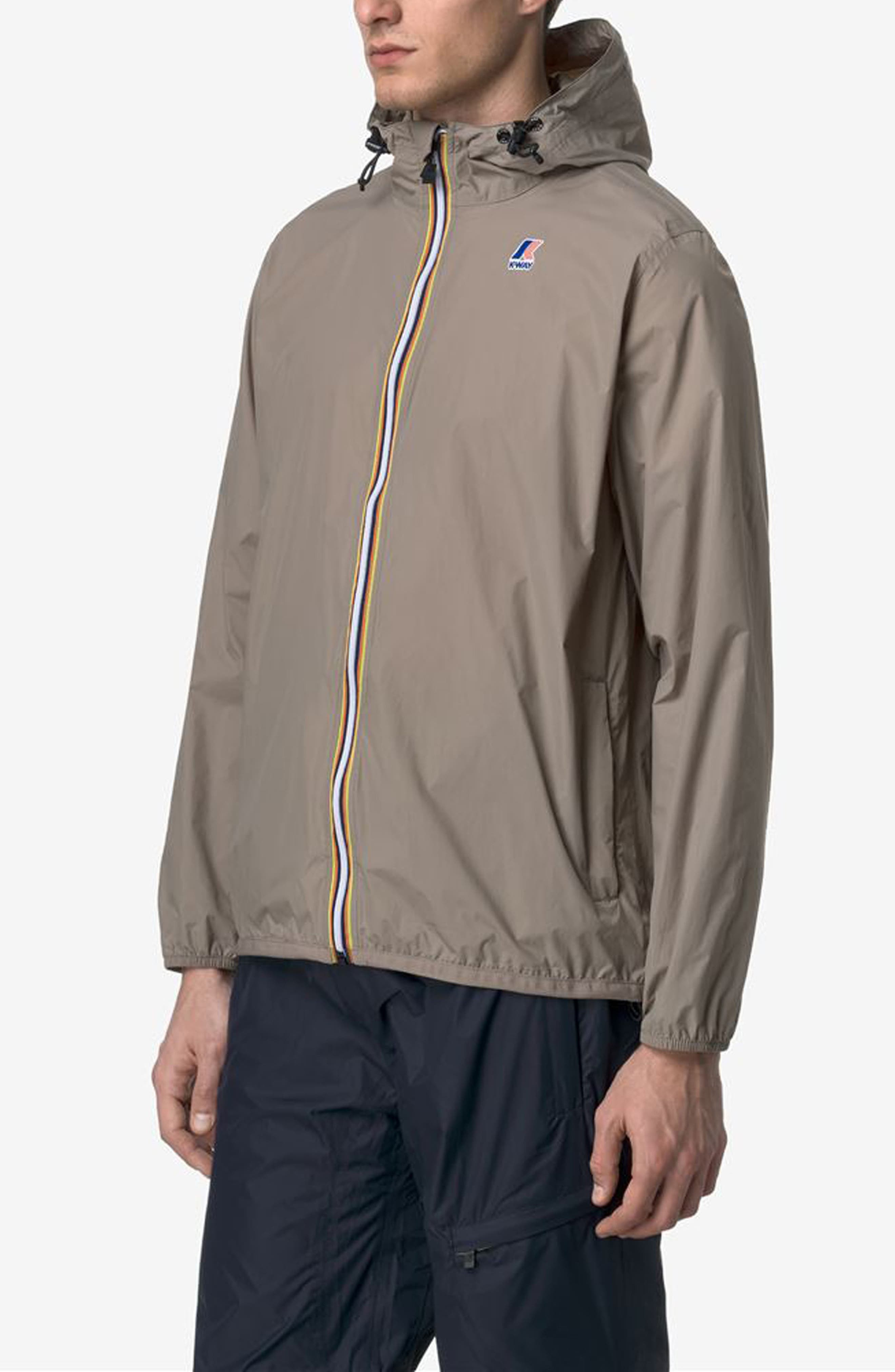 K-Way Le Vrai 4.0 Claude Water Repellent Jacket in Beige Taupe at Nordstrom - 3