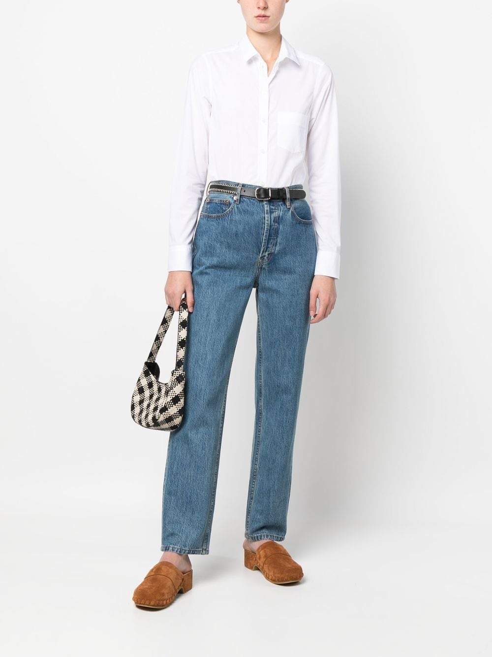 long-sleeve button-up shirt - 2
