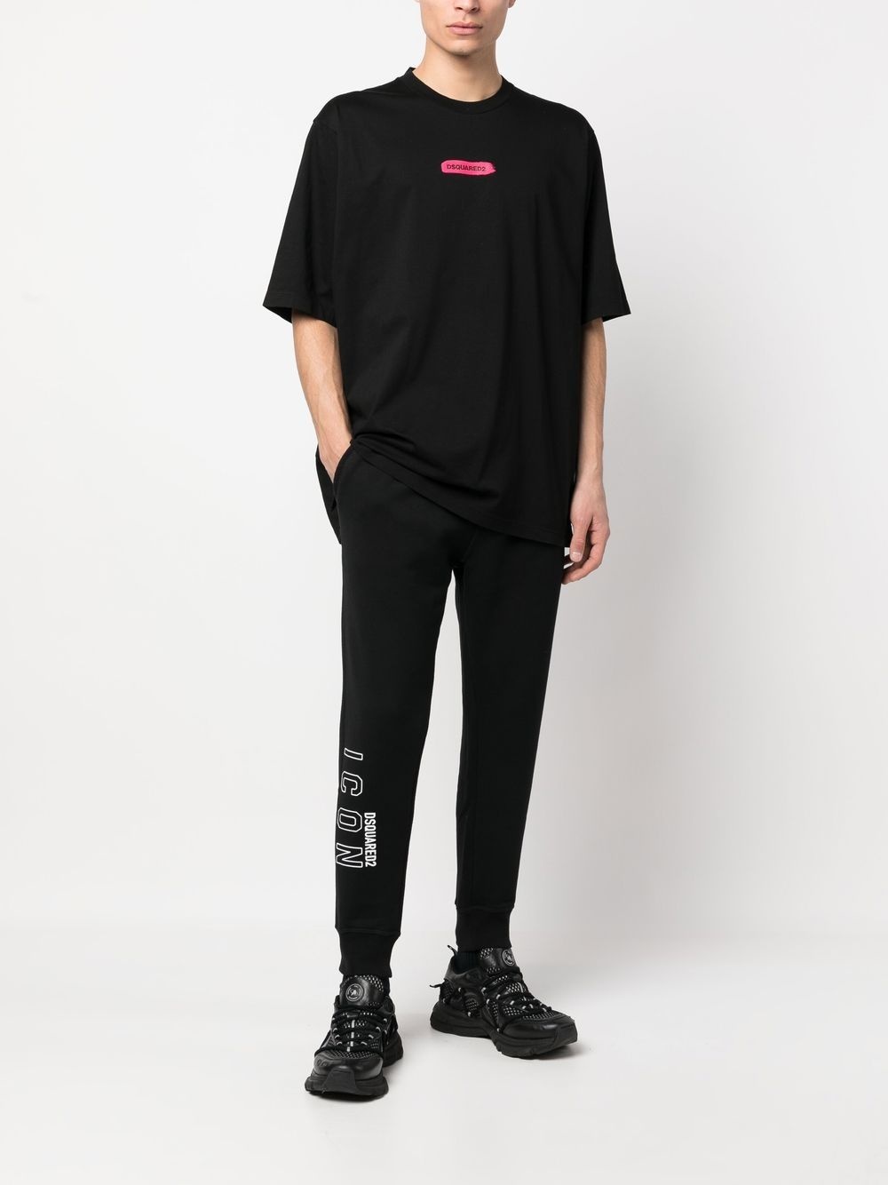 Icon logo-print track pants - 3