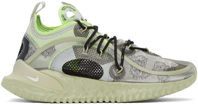 Green ISPA Flow 2020 SE Low-Top Sneakers - 1