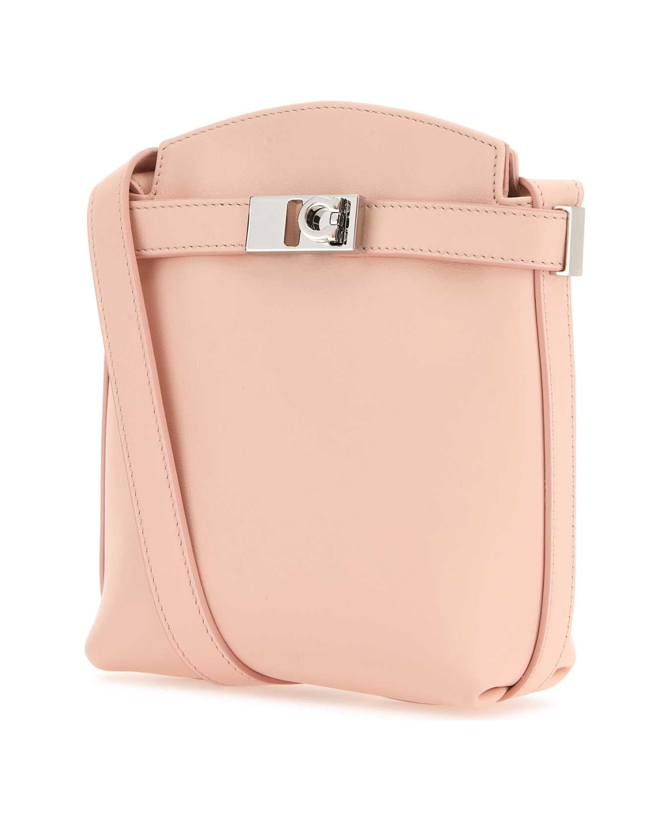 Pastel Pink Leather Gancini Phone Case - 1