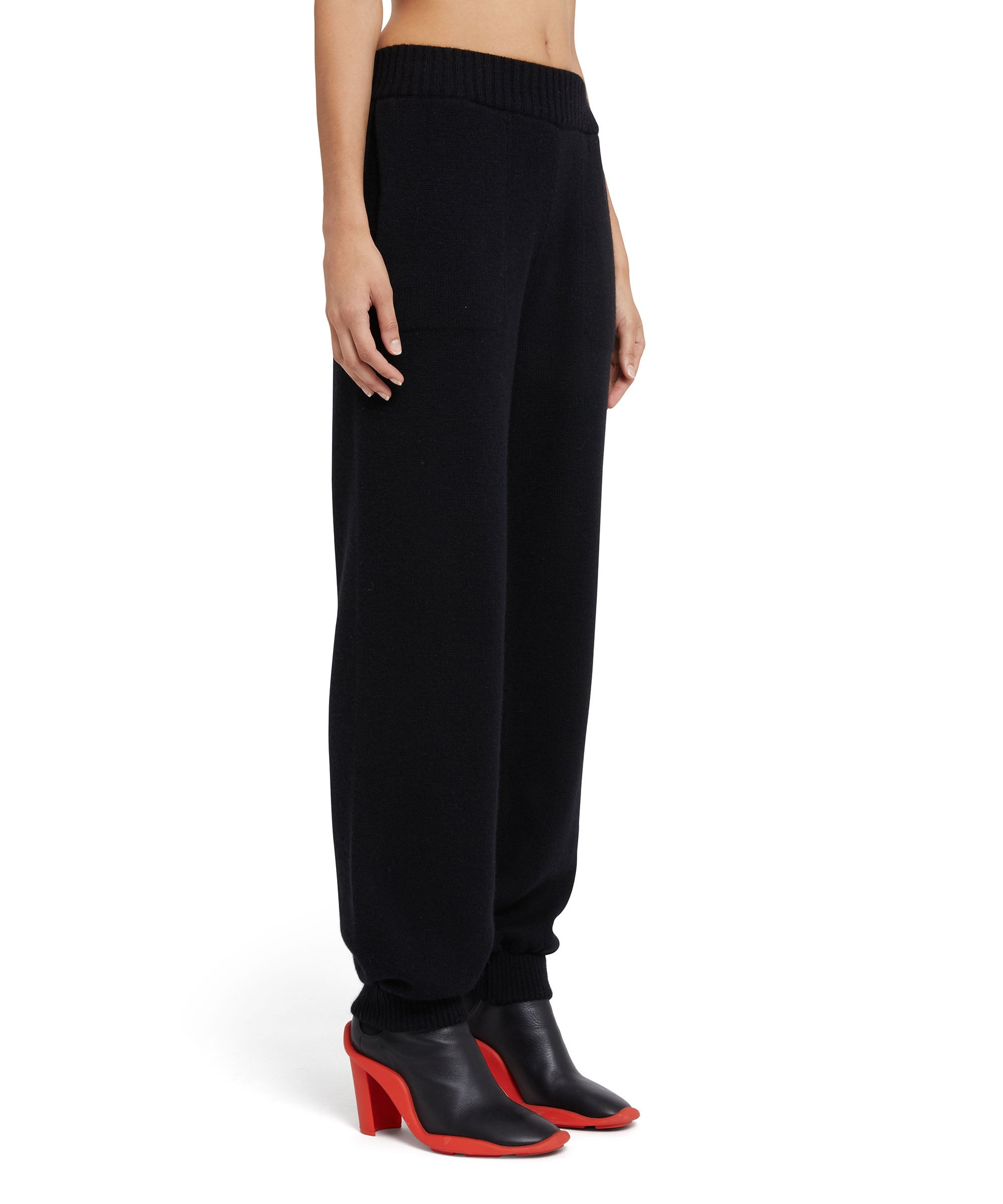 Cashmere blend track pants - 4