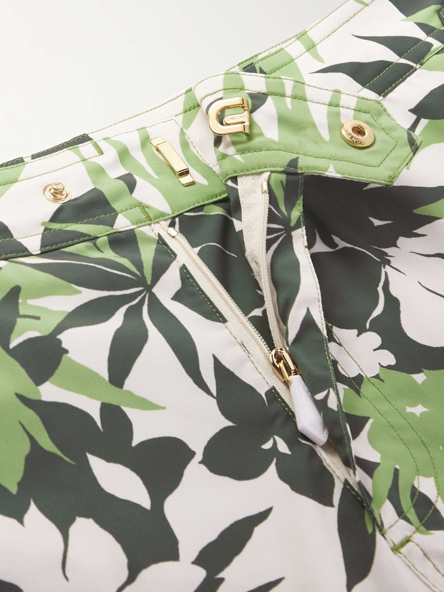 Slim-Fit Short-Length Floral-Print Swim Shorts - 4