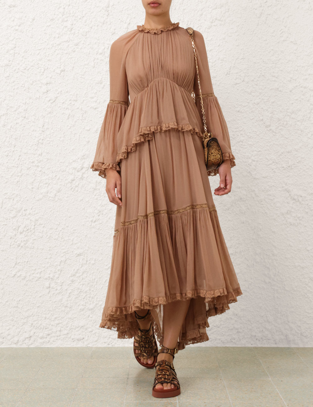 Hypnotic Peplum Flutter Dress - 7