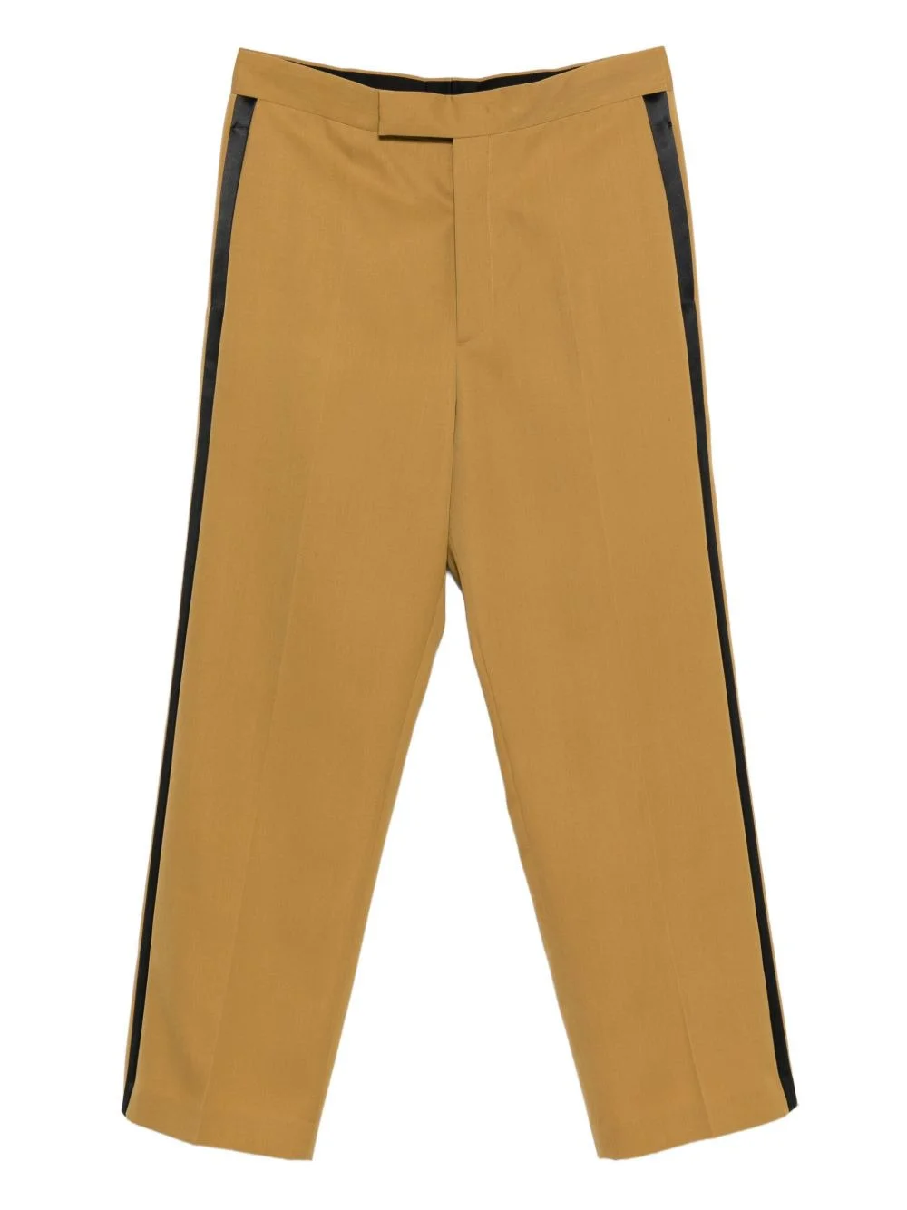 gabardine side-stripe trousers - 1