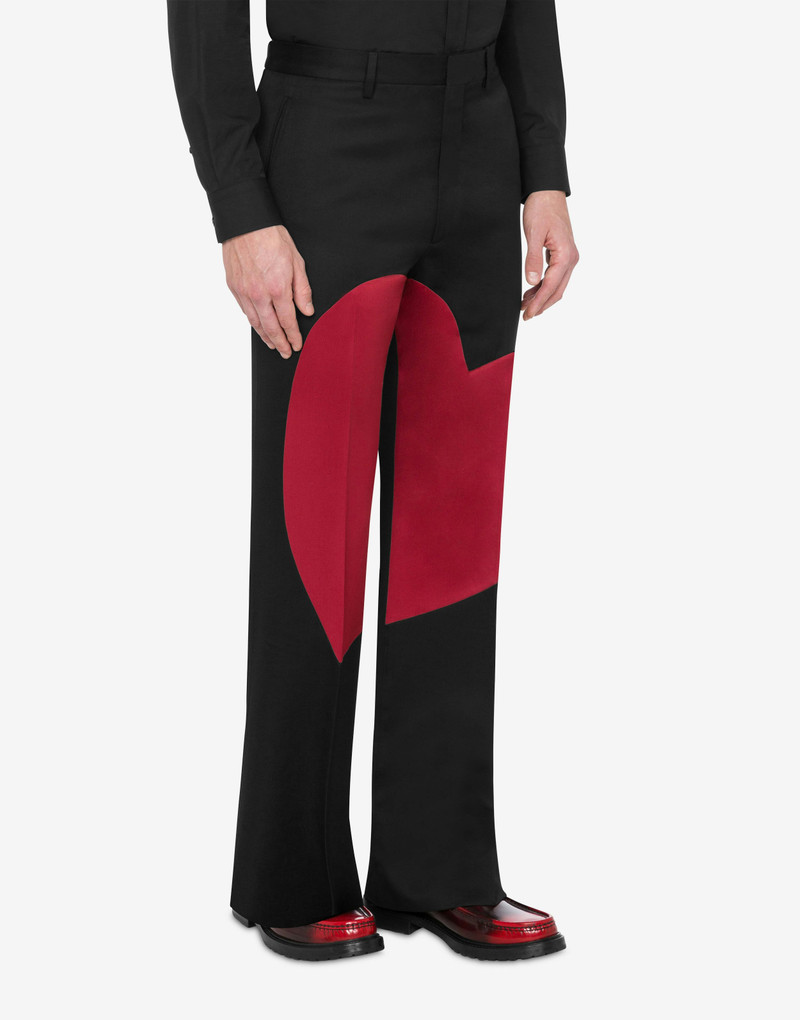 Moschino HEART GRAPHIC TROUSERS outlook