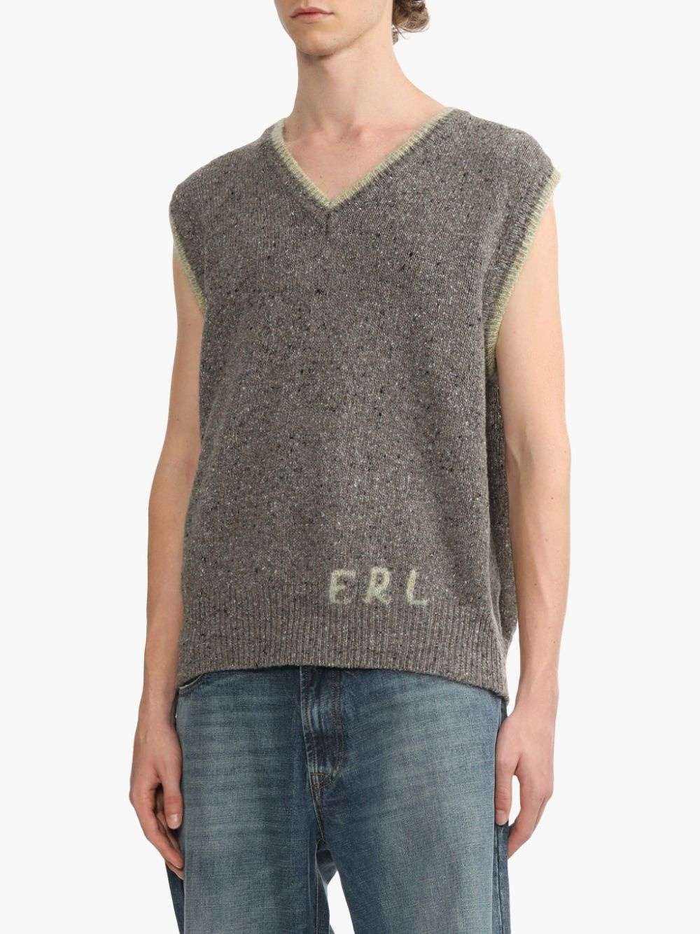 knitted vest - 2