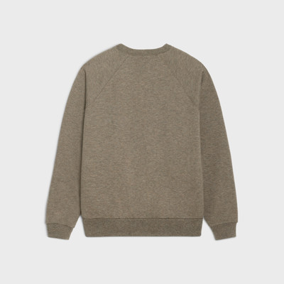 CELINE Celine Paris 70's sweatshirt in cotton and cashmere outlook