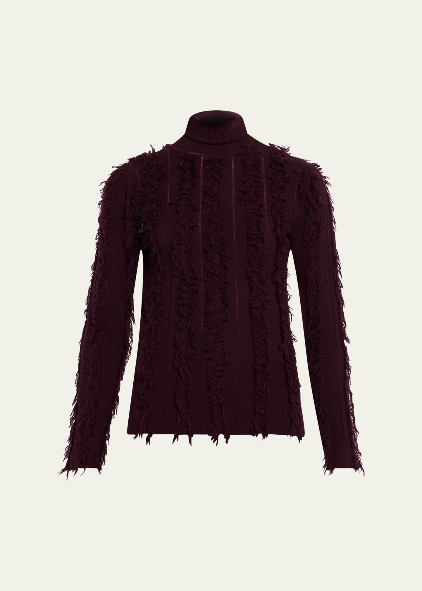 Nico Turtleneck Fringed Sweater - 1