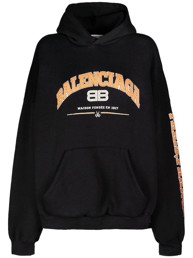 MAISON BALENCIAGA COTTON HOODIE - 1