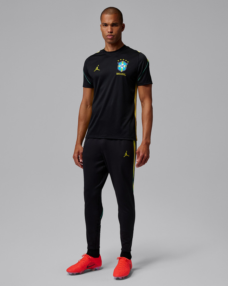 Brazil Strike Men's Jordan Dri-FIT Soccer Short-Sleeve Knit Top 7