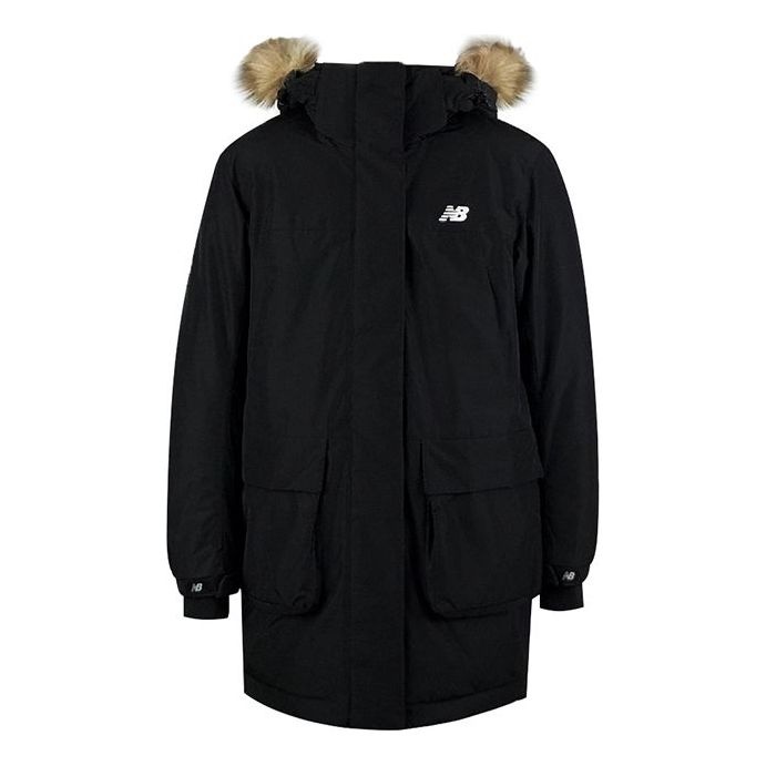 (WMNS) New Balance Warm Winter Down Jacket 'Black' NP943022-BK - 1