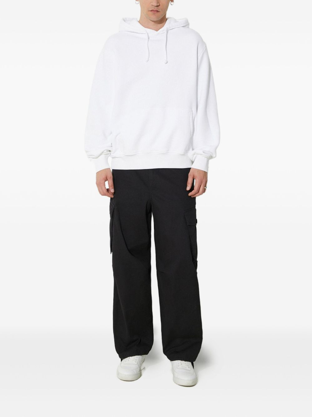 long-sleeve cotton hoodie - 2
