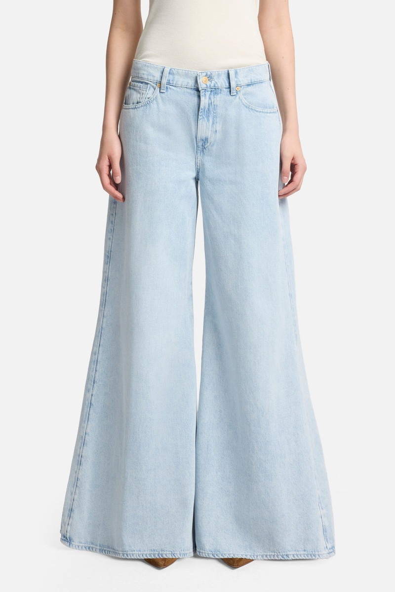 Willow Palazzo Wide Leg in Clean Slate 3