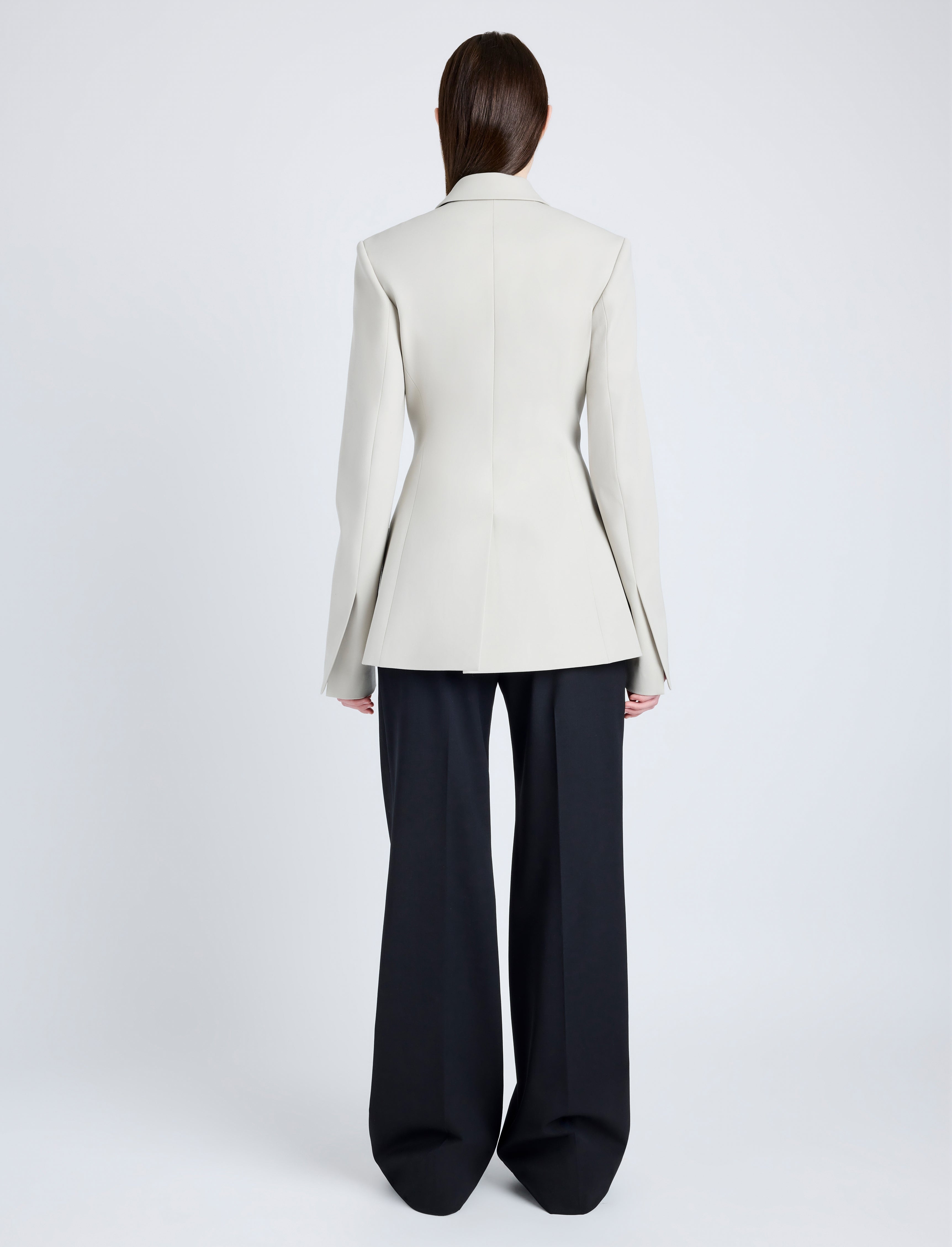 Lark Blazer in Wool Gabardine Suiting - 5