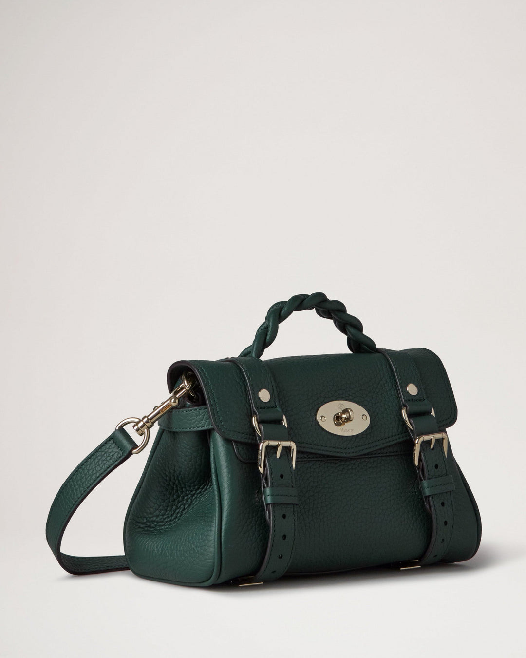 Mini Alexa Mulberry Green Heavy Grain - 3