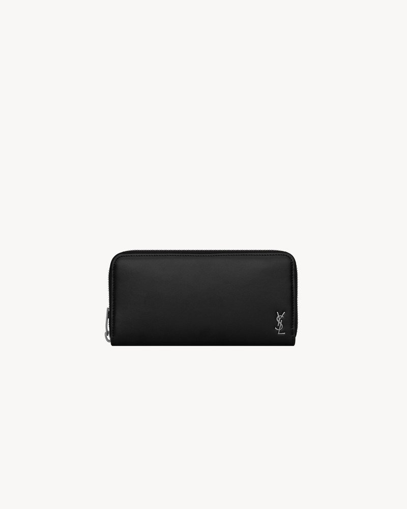 TINY CASSANDRE ZIP-AROUND WALLET IN MATTE LEATHER 1