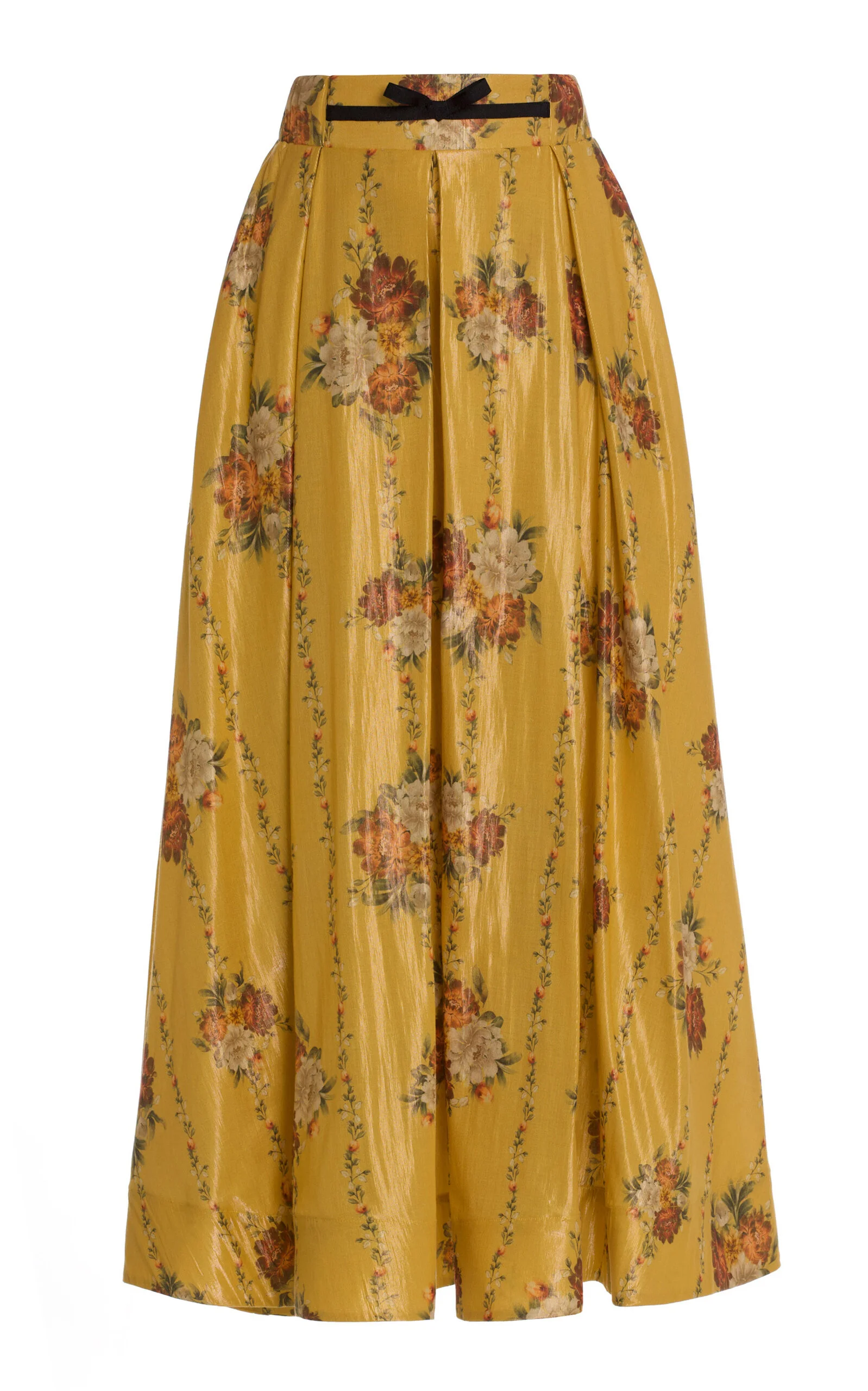 Delta Floral Maxi Skirt yellow - 1