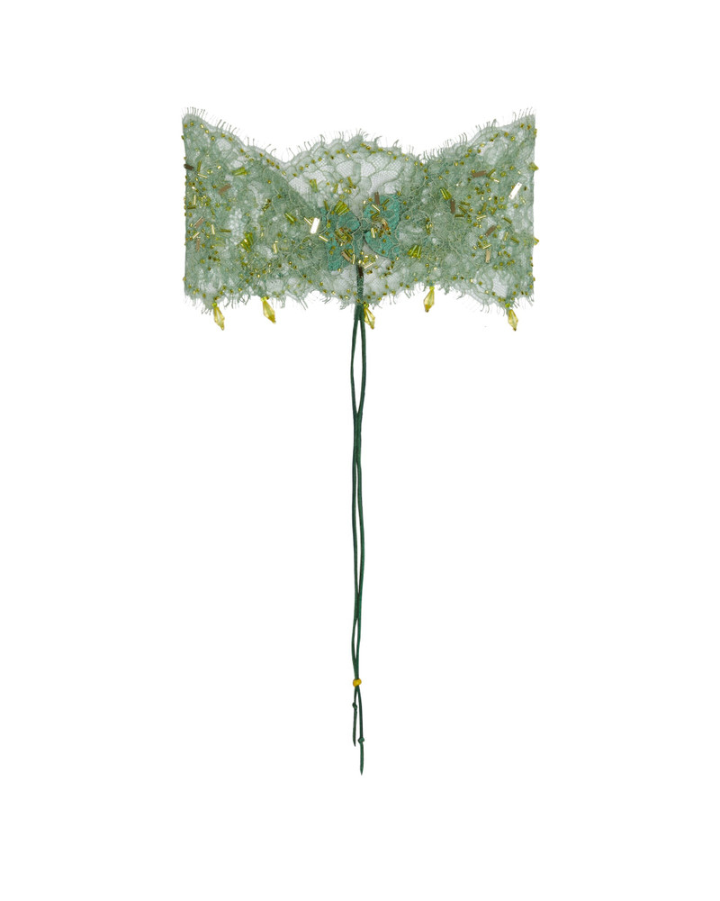 Green Lace Mask 1