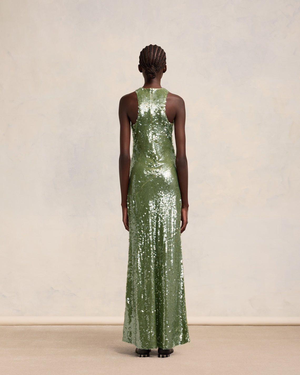 EMBROIDERED LONG DRESS - 3