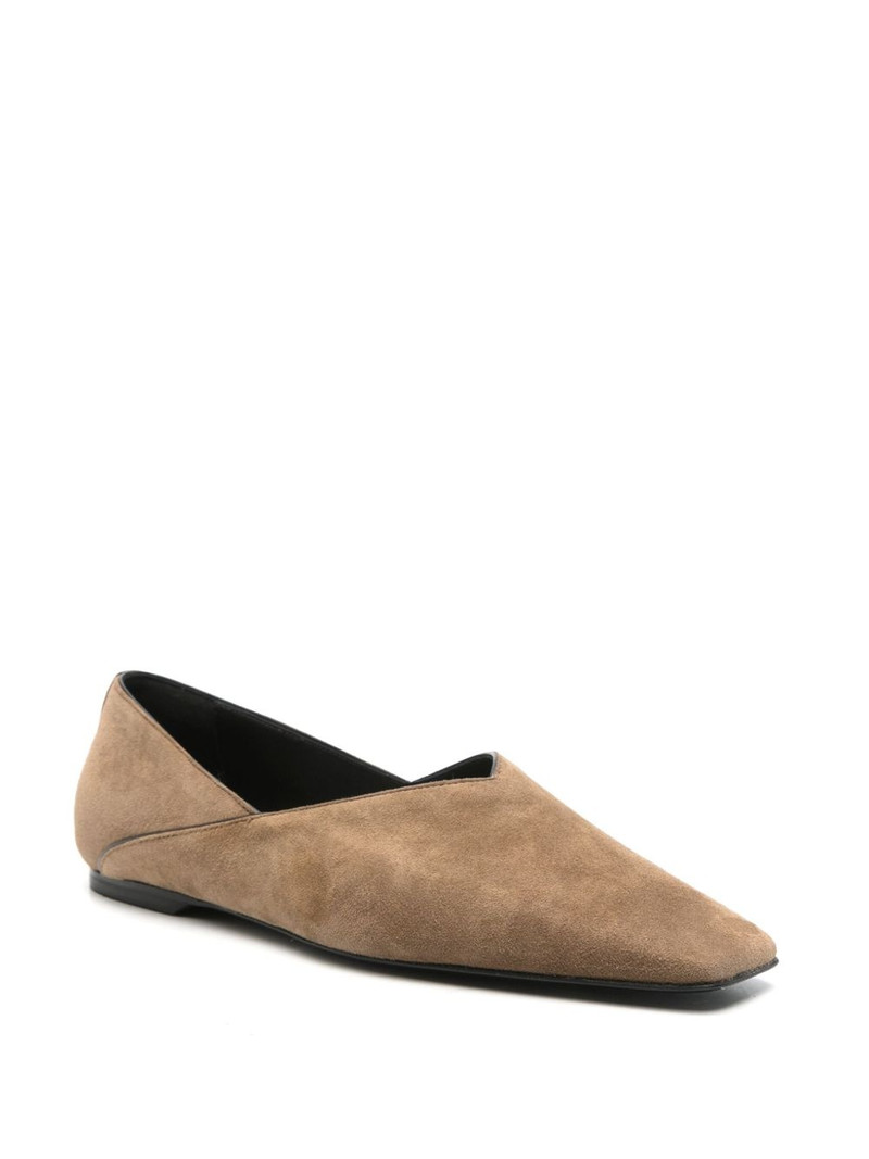 Totême suede ballet flats outlook