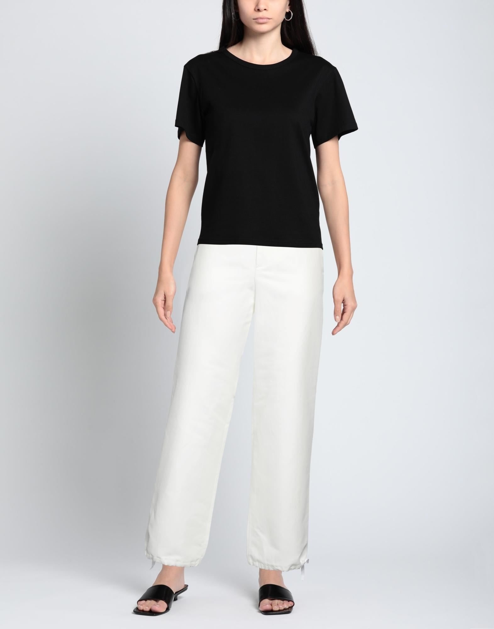 White Women's Casual Pants - 2
