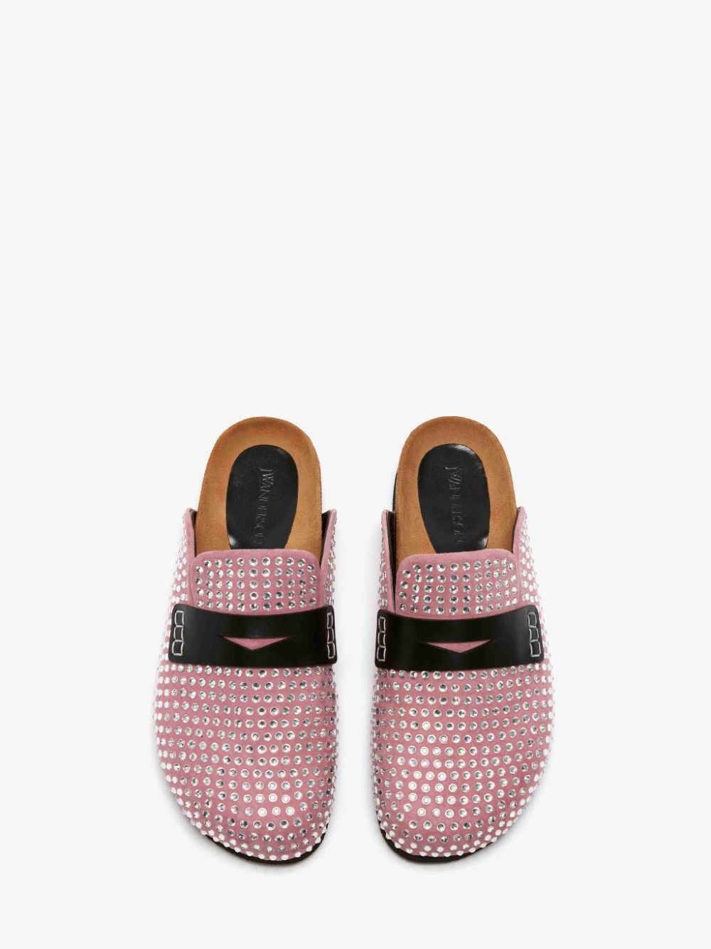 CRYSTAL LOAFER MULES - 4