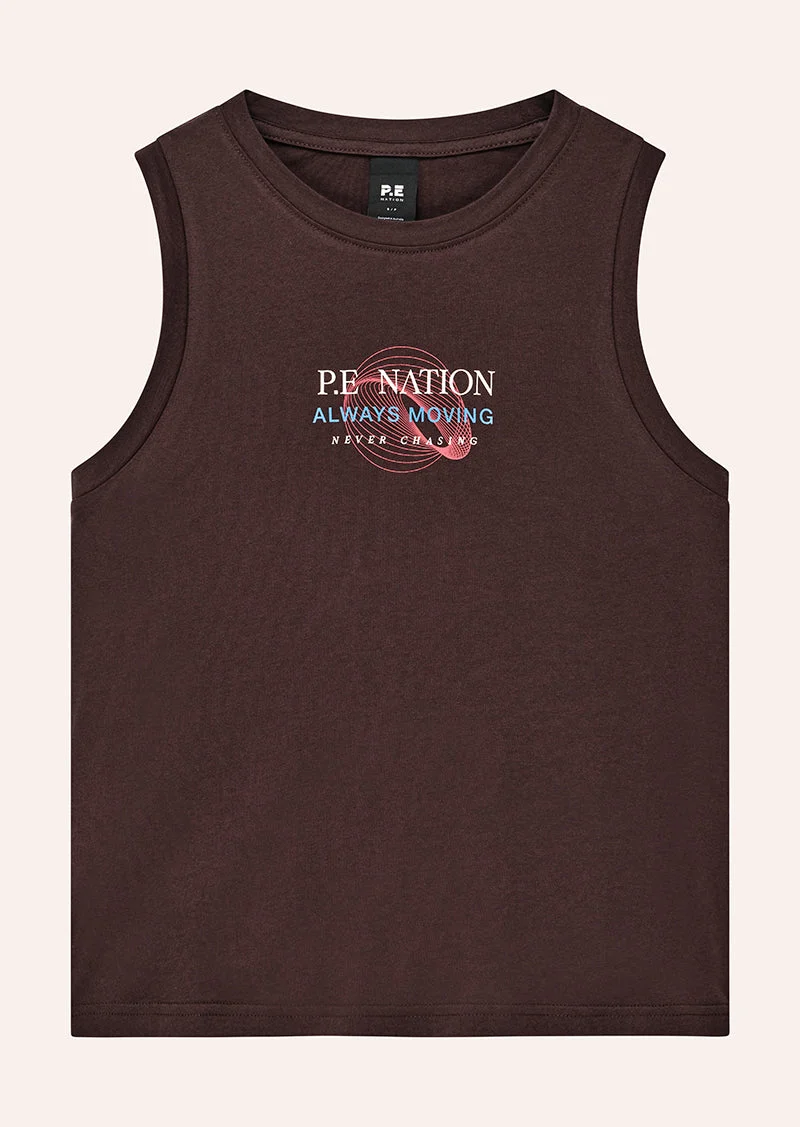 SNAP TANK IN DARK PLUM - 1