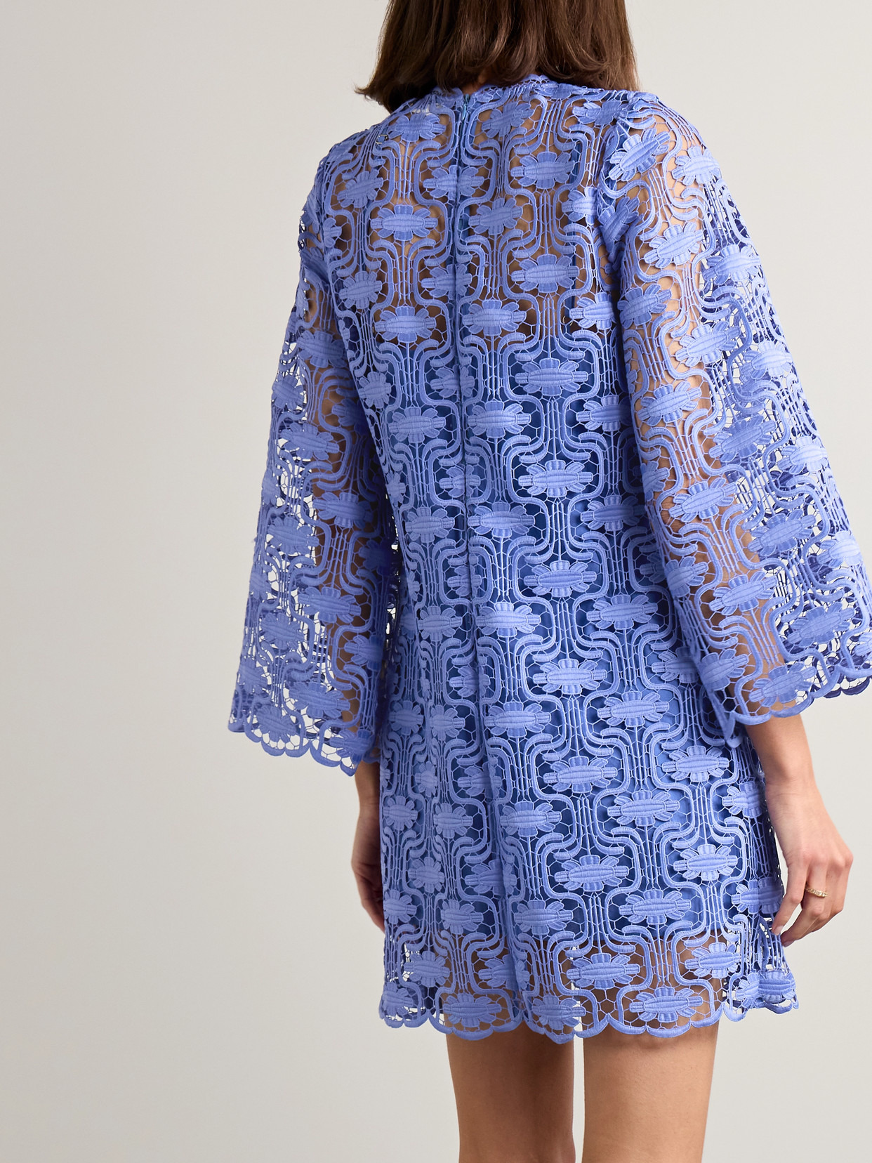 Maxine Guipure Lace Mini Dress - 3