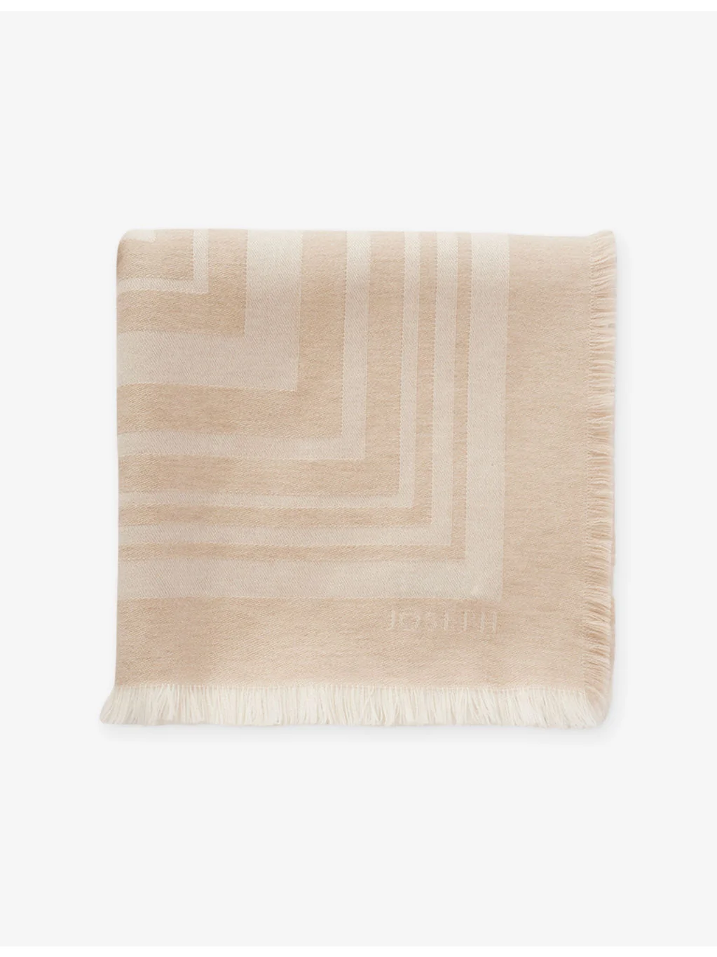 Neoma Striped Square Wool Scarf - 1