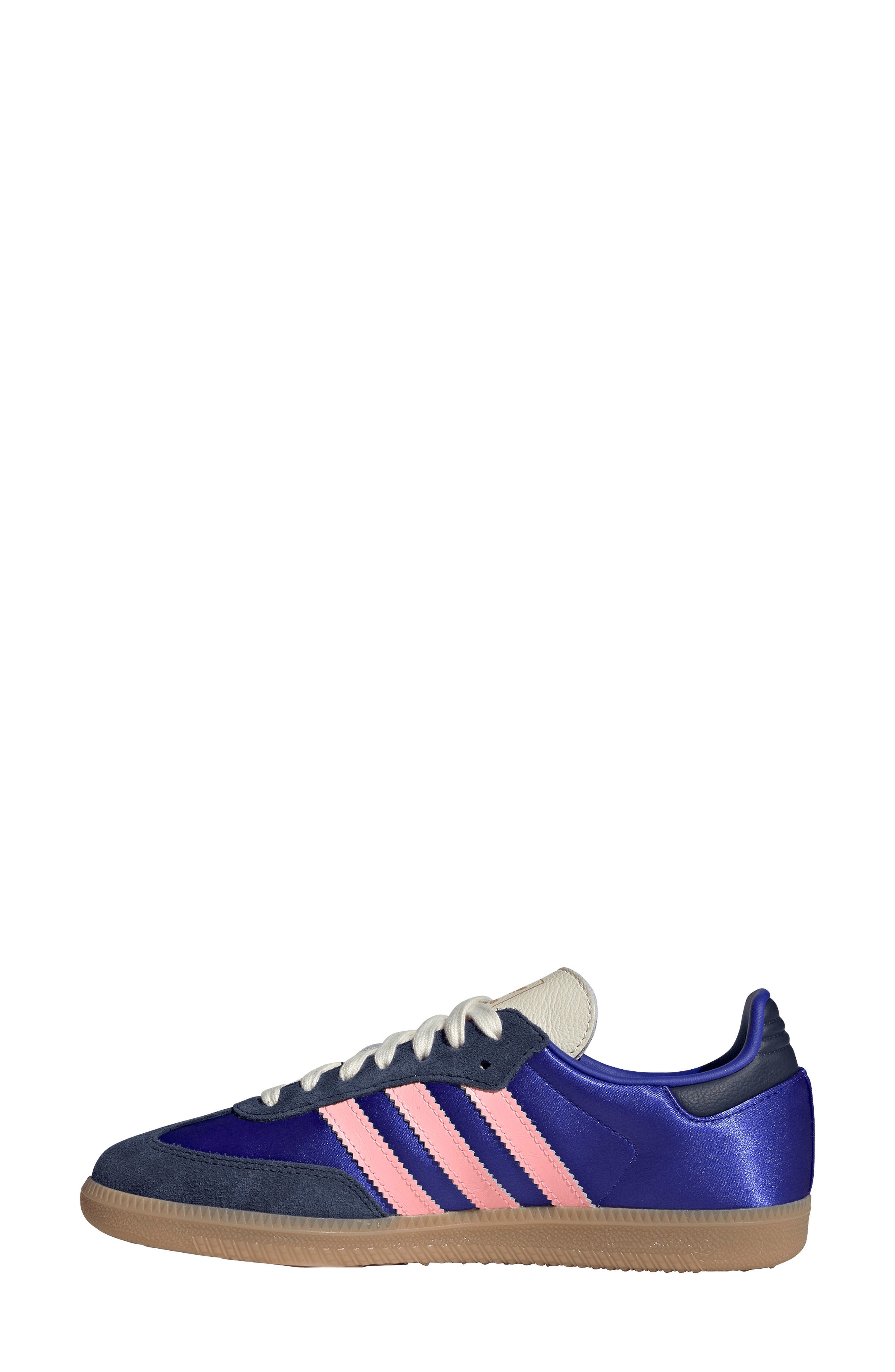 adidas Samba OG Sneaker in Lucid Blue/Night Indigo/Gum at Nordstrom - 6