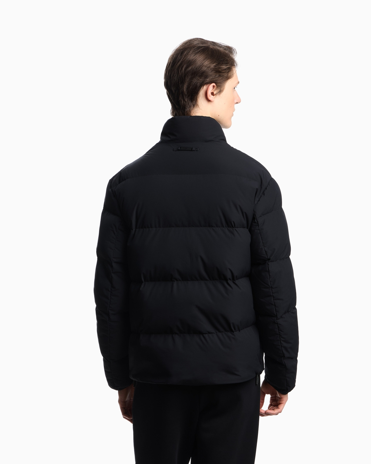 Quilted nylon, full-zip puffer jacket - 3