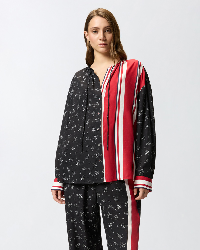 PINKO PRINTED VISCOSE JACQUARD SHIRT outlook