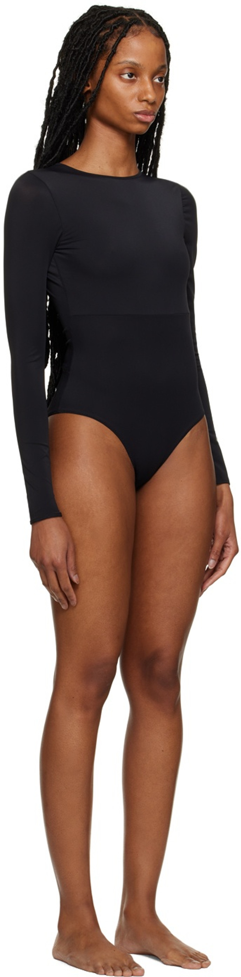 Stockholm Surfboard Club Black Cutout One-Piece Swimsuit outlook