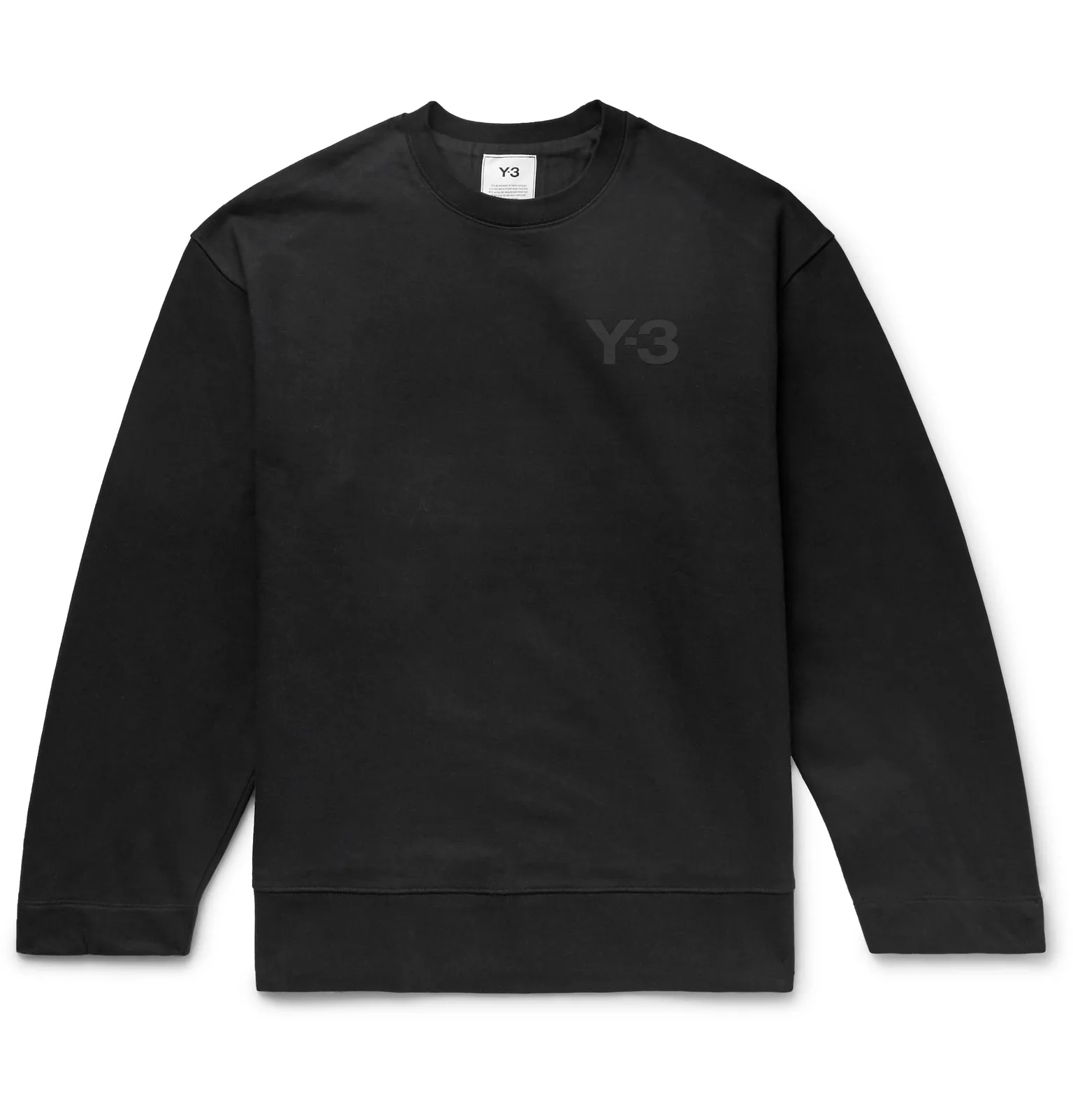 Oversized Logo-Print Loopback Cotton-Jersey Sweatshirt - 1