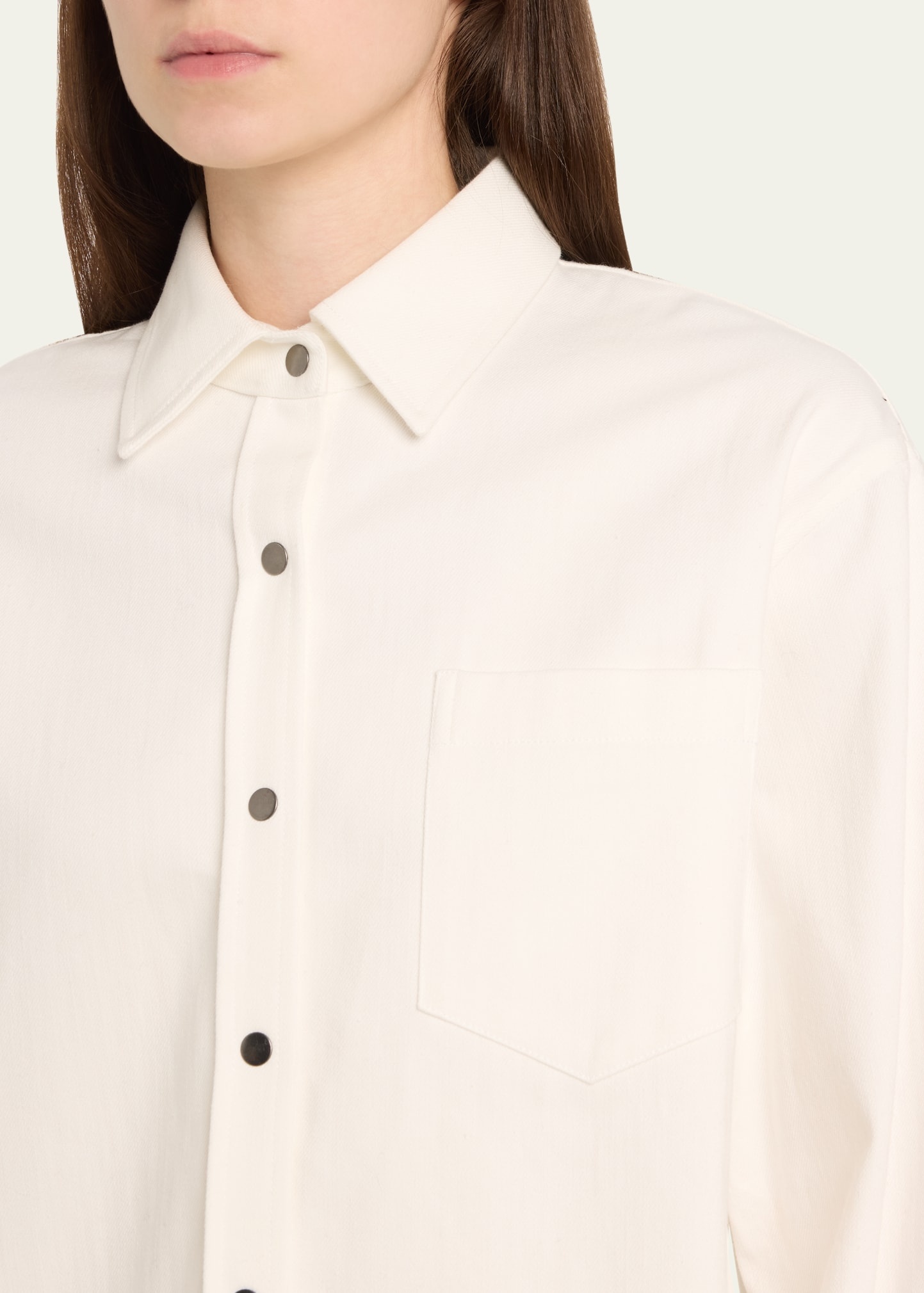 Oversized Snap Shirt - 5