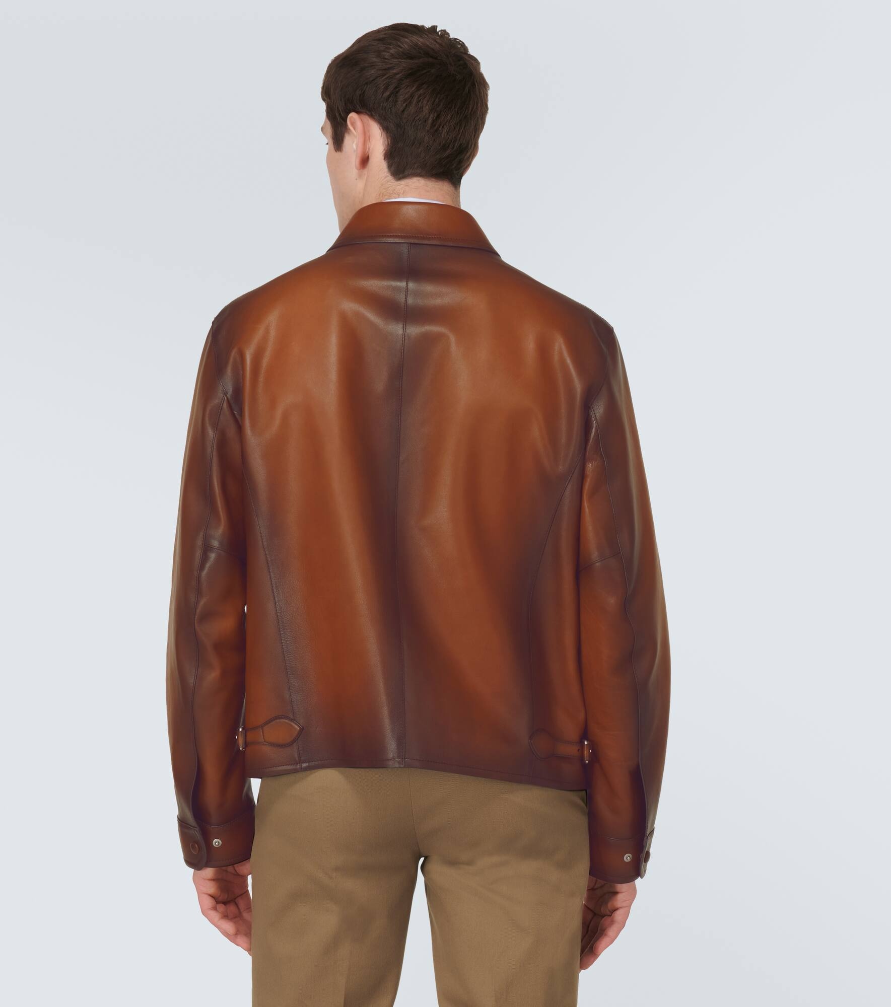 Patina 1 Jour leather blouson jacket - 4