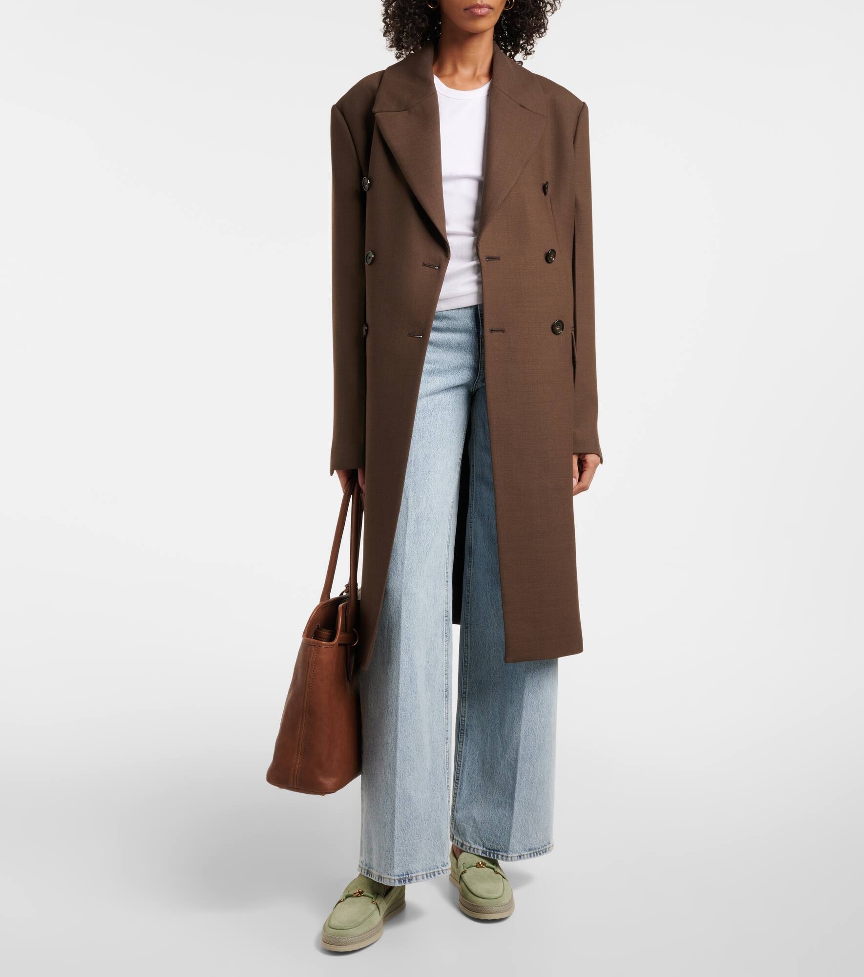 T Ring suede loafers - 3