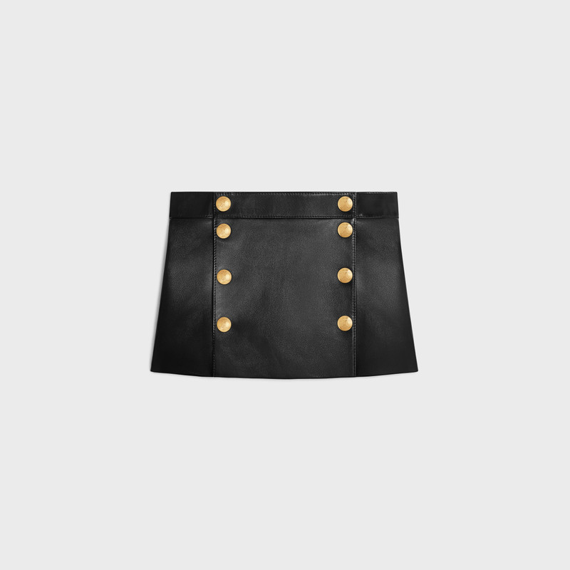 mini skirt in soft lambskin 1