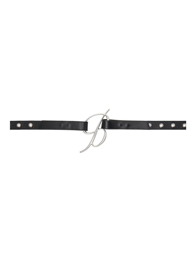 Black Eyelet Belt 1